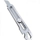 thumbnail image 5 of 1 utilidad 6 en cuchillo multifuncional cortador de cajas de oficina de acero inoxidable plateado, 5 of 9
