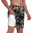 thumbnail image 6 of Rocae Dogs for Men's Swim Trunks Quick Dry With Two Side Pockets and One Lined Patch PocketMedium, 6 of 9