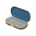 thumbnail image 3 of Boîte, Sac à Main Poche Conteneur Portable 6 Compartiments, Petit Étui de Transport, Bleu, 3 of 9