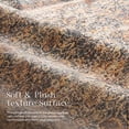 thumbnail image 4 of Phantoscope 6'x9' Washable Large Area Rug Indoor Vintage Floral Distressed Carpet Non-Slip Low Profile Rug for Living Room Dining Room Bedroom, Dark Coffee, 4 of 18