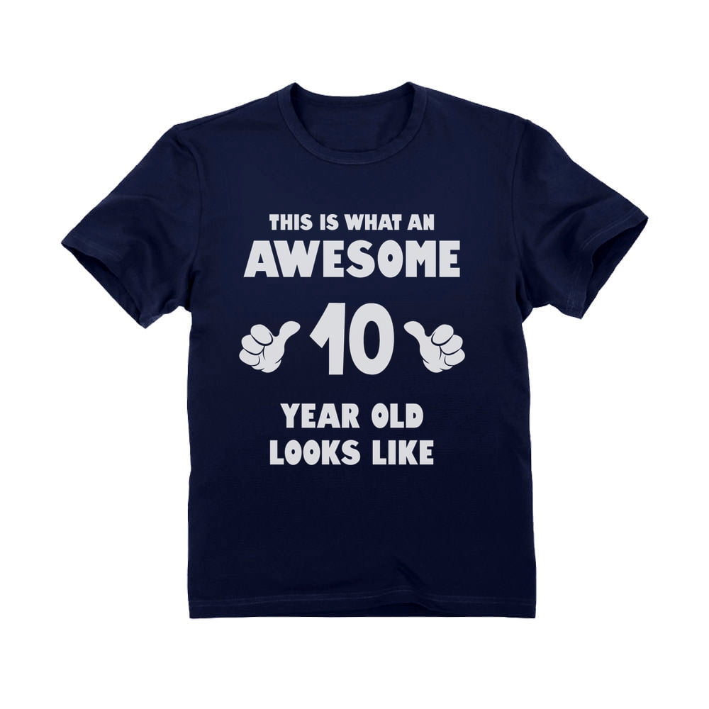 10 Aged To T-Shirt 10th Birthday Gifts Presents for 10 Year Old Boys Girls 
