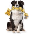 thumbnail image 1 of Juguete para perros casi indestructible para perros medianos y grandes, juguete interactivo de cuerda de 6 nudos de 60 cm, juguete resistente para masticar y limpiar los dientes, juguete para tirar de, 1 of 5