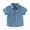 Light Blue, variant on Kids Denim Short Sleeve Button Down Shirt with Pocket Casual Comfortable Daily Wear Tops(Light Blue,12-18 Months)