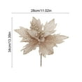 thumbnail image 3 of DefiDgd Christmas Large Flower Decoration,Faux Flowers for Xmas Tree Decor Wreath Ornaments for Home Party and Holiday Celebrations(Khaki), 3 of 6