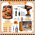 thumbnail image 2 of Flooyes Electric Drill Simulation Tool Set With Costume, Pretend Play Construction Toys for Kids Ages 3+, 2 of 7