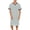 Gray, variant on Mens Shirts Casual Stylish,Men's Nightshirt Nightwear Comfy Big&Tall Short Sleeve Henley Sleep Shirt