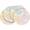 Beige/Pink, variant on Floral Vinyl Placemats Set of 4, Washable Heat Resistant Non-Slip Woven Plastic PVC Place Mats for Farmhouse Holiday Party Kitchen Dining Decor