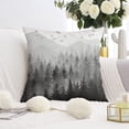 thumbnail image 3 of Fog Forest Decorative Pillows Square Pillow Covers,Soft Pillow Cas Covers,linen Pillowcases Double-sided Printing for Sofa Couch Outdoor Decor,Pillow Case Set Of 2,20x20 Inches, 3 of 7