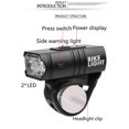 thumbnail image 2 of Faro Accesorios de ciclismo para faros Night Ride Light 800LM 6 modos Sywqhk Accesorios para bicicletas, 2 of 2