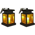 thumbnail image 1 of Solar Lantern Waterproof LED Flickering Flameless Candles Outdoor Garden Hanging Umbrella Lanterns LED Security, 1 of 5