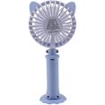 thumbnail image 5 of Ventilador eléctrico portátil de mano con luz nocturna colorida Mini ventilador portátil con carga USB (azul), 5 of 5