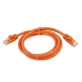 thumbnail image 2 of Monoprice FLEXboot Series - Patch cable - RJ-45 (M) to RJ-45 (M) - 3 ft - UTP - CAT 6 - molded, snagless, stranded - orange, 2 of 2