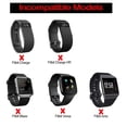 thumbnail image 2 of Correa de tobillo para Fitbit Luxe/Inspire/Charge/Alta [paquete de 2], color negro, 2 of 6