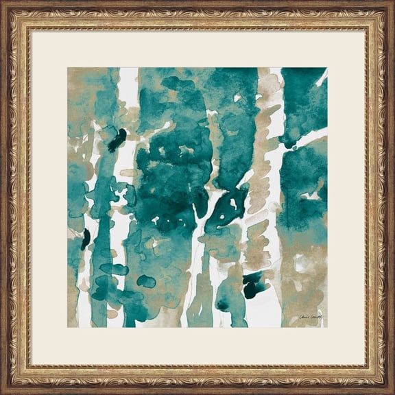 Great Art Now Up To The Teal Northern Skies II by Lanie Loreth, Framed Wall Art, 17.75W x 17.75H