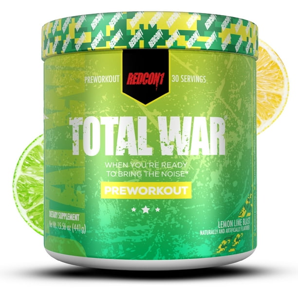 Redcon1 Total War Pre Workout Powder Lemon Lime Blast 30 Servings Walmart Com Walmart Com Redcon1 Total War Pre Workout Powder Lemon Lime Blast 30 Servings Walmart Com Walmart Com