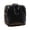 Black, variant on Vintage Dark Brown Leather Makeup Pouch, Small Cosmetic Bag, Travel Jewelry Organizer, Snap Closure Wristlet Purse for Women, Retro Mini Storage Bag for Cosmetics, Lipsticks, Coins