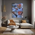 thumbnail image 4 of American Football Sports Browns Poster For Kids Fun Teen Birthday Christmas Gifts Myles Garrett Rugby Star Posters Frames Canvas Wall Art Print Picture For Home Room Decor, 4 of 6
