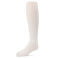 thumbnail image 2 of MeMoi  Ribbed Cotton Blend Tights - Girls - Female, Average, White, 2 of 3