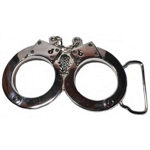 Handcuff Themed Metal Belt Buckle