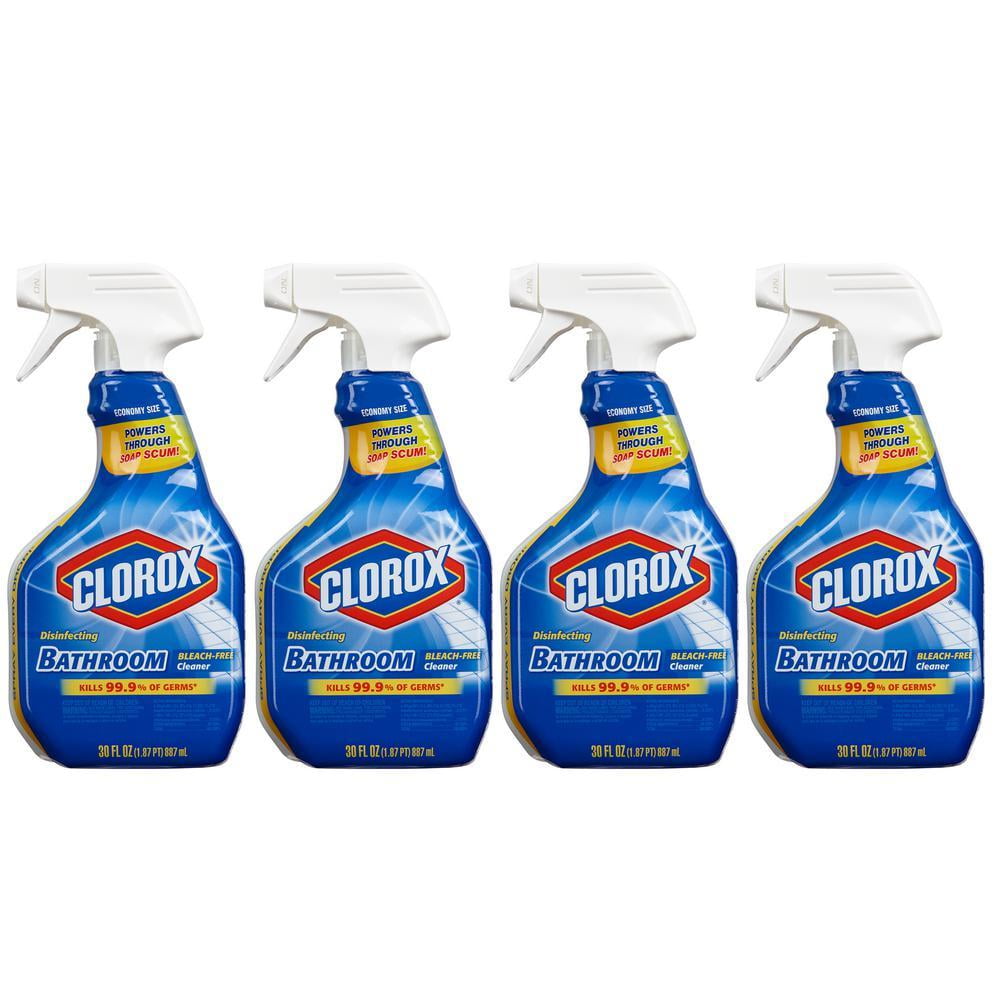 30 Oz. Disinfecting Bleach Free Bathroom Cleaner (4-Pack)