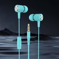 thumbnail image 2 of Earphones with 10mm Dynamic Unit In-ear Earphones 5d Surround Sound with Microphone High-quality Audio 3.5mm Interface Earbuds for Mobile Phones, 2 of 8