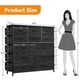 thumbnail image 2 of Cómoda Cajonera 12 Cajones de Tela para Recámara | Organizador de Ropa con Bolsillos Laterales y Ganchos | Mueble de Almacenamiento Multifuncional para Dormitorio - Resistente y Espacioso, 2 of 9