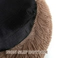 thumbnail image 2 of Round Plush Pet Bed for Dogs & Cats,Fluffy Soft Warm Calming Dog Bed Sleeping Kennel Nest, 2 of 5
