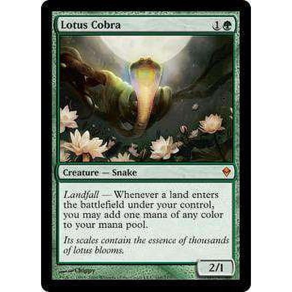 MtG Zendikar Mythic Rare Lotus Cobra #168