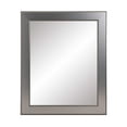 thumbnail image 4 of BrandtWorks BM012M Mod Euro Wall Mirror, 27 x 32, Brushed Silver, 4 of 9