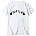 thumbnail image 4 of Odeerbi Mommy And Me Tops Matching Outfits Mother and Daughter Clothes Love Print Short Sleeve T-shirts Tops Blouse, 4 of 5