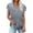 Gray, variant on Fesfesfes Yoga Top Fashion Womens Summer V-Neck Short Sleeve Print Casual T-shirt Blouse Cute Short Sleeve Tops for Women M(US:6)