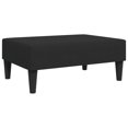 thumbnail image 5 of vidaXL 2-Seater Sofa Bed with Footstool Black Velvet, 5 of 9