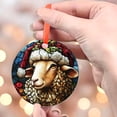 thumbnail image 4 of Sheep 12 Christmas Ornament, Holiday Tree Ornament, Gift for Mom, Love Day Home Decor, Festival Gift Ornament, Keepsake 2025, 4 of 5