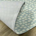 thumbnail image 5 of Ambesonne Modern Place Mats Set of 4, Big Small Squares Tile, Standard Size, Pale Blue Cream, 5 of 6