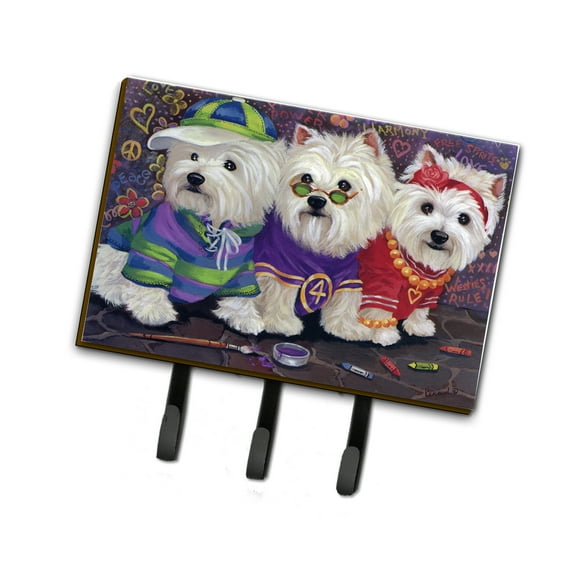 Westie Free Spirits Leash or Key Holder