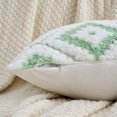 thumbnail image 3 of Unique Bargains Pack of 2 Soft Plush Throw Pillow Covers Green 16" x 16", 3 of 6