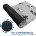 thumbnail image 6 of Long Mouse Pads for Desk,Boston Terrier Desk Mats on Top Of Desks, Desk Mouse Pad Extra Large with 3mm Non-Slip Base and Stitched Edge for Gaming,Office,Work,Home 31.5"x11.8", 6 of 6