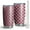 Pink Brown Heart, variant on 20oz Tumblers Pink Brown Heart Checkered Pattern Stainless Steel Vacuum Insulated Double Wall Travel Tumbler Cups Mug with Lid and Straw,Cleaning Brush for Cold & Hot Drinks