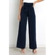 thumbnail image 2 of Pantalones Casual Cintura Suelta Color Puro Elegante Traje De Viaje Pantalones Para El Lugar De Trabajo Azul Purpura M, 2 of 8