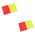 thumbnail image 3 of ziyahi 2 Pieces/Set Football Referee Card Match Red Yellow PVC Cards Professional Competition Warning Tool Game Supply 1 2Set, 3 of 6