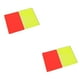 thumbnail image 2 of Bewildely 2 unids/set tarjeta de árbitro de fútbol partido de fútbol deporte rojo amarillo tarjetas profesional advertencia eyector uno 2piezas, 2 of 6