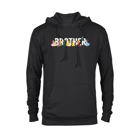 Disney Princess Squad Brother Family Trip Vacation Reunion - Pullover Hoodie for Adults - Customized-Black