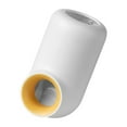thumbnail image 3 of QualitChoice Distributeur de Dentifrice Distributeur Automatique de Pâte à Dents Support de Presse Réutilisable Rechargeable Accessoires de Rayonnage de Douche Blanc Jaune, 3 of 6