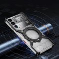 thumbnail image 5 of For ZTE nubia Red Magic 10 Pro 5G 10 Pro 5G Case Magnetic Kickstand Aluminum Alloy PC Bumper Phone C, 5 of 5