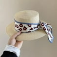 thumbnail image 3 of Womens Big Bowknot Straw Hat, Large Foldable Roll up Sun Hat Beach Cap UPF 50+, 3 of 5