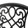thumbnail image 4 of GDF Studio Dunlap Outdoor Cast Aluminum 30 Inch Swivel Barstools, Set of 2, Shiny Copper, 4 of 11
