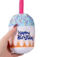 thumbnail image 4 of Walbest Dog Soft Plush Birthday Cake Toy, Colorful Candles Bite Resistant Creative Funny Dog Gift Dog Embroidered Bone Dog Chew Toy Pet Supply, 4 of 6