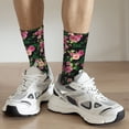 thumbnail image 6 of KLL Rose Flowers Print Cool Socks Men's Women's Crew Socks Funny Crazy Novelty Stockings, 6 of 6