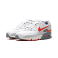 thumbnail image 2 of NIKE MENS Air Max 90 Premium "Summit White Ashen Slate Pure Platinum Bright Crimson" HJ9147 121 HJ9147 121 from Stadium Goods, 2 of 8