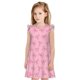 thumbnail image 1 of Fotbe Pink Bows Vestido de Dormir para Niñas de 3 a 10 Años, Mangas Cortas, Estilo Princesa, Pijama Camisón con Mangas Voladas-Large, 1 of 6